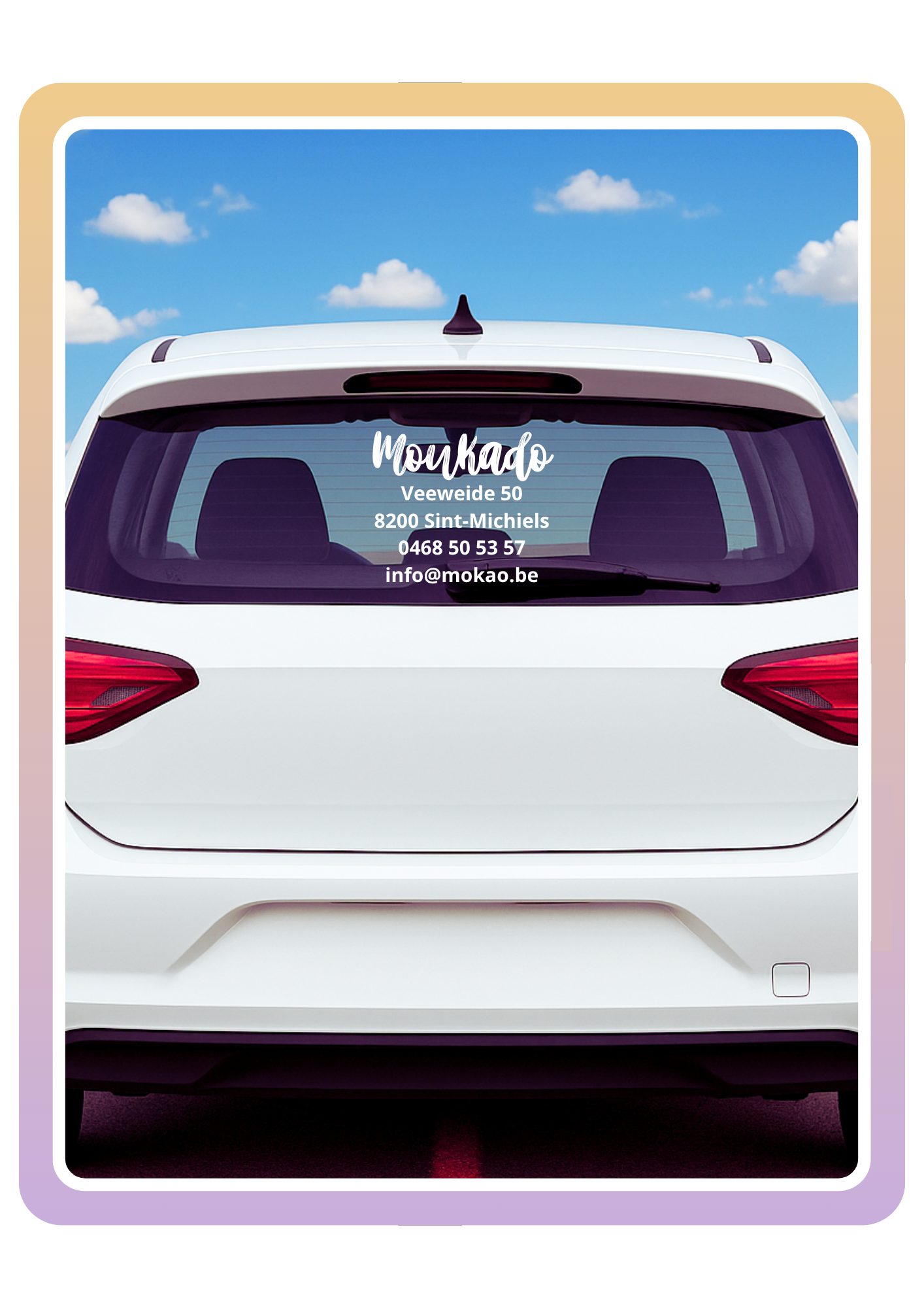 Autosticker - gepersonaliseerd