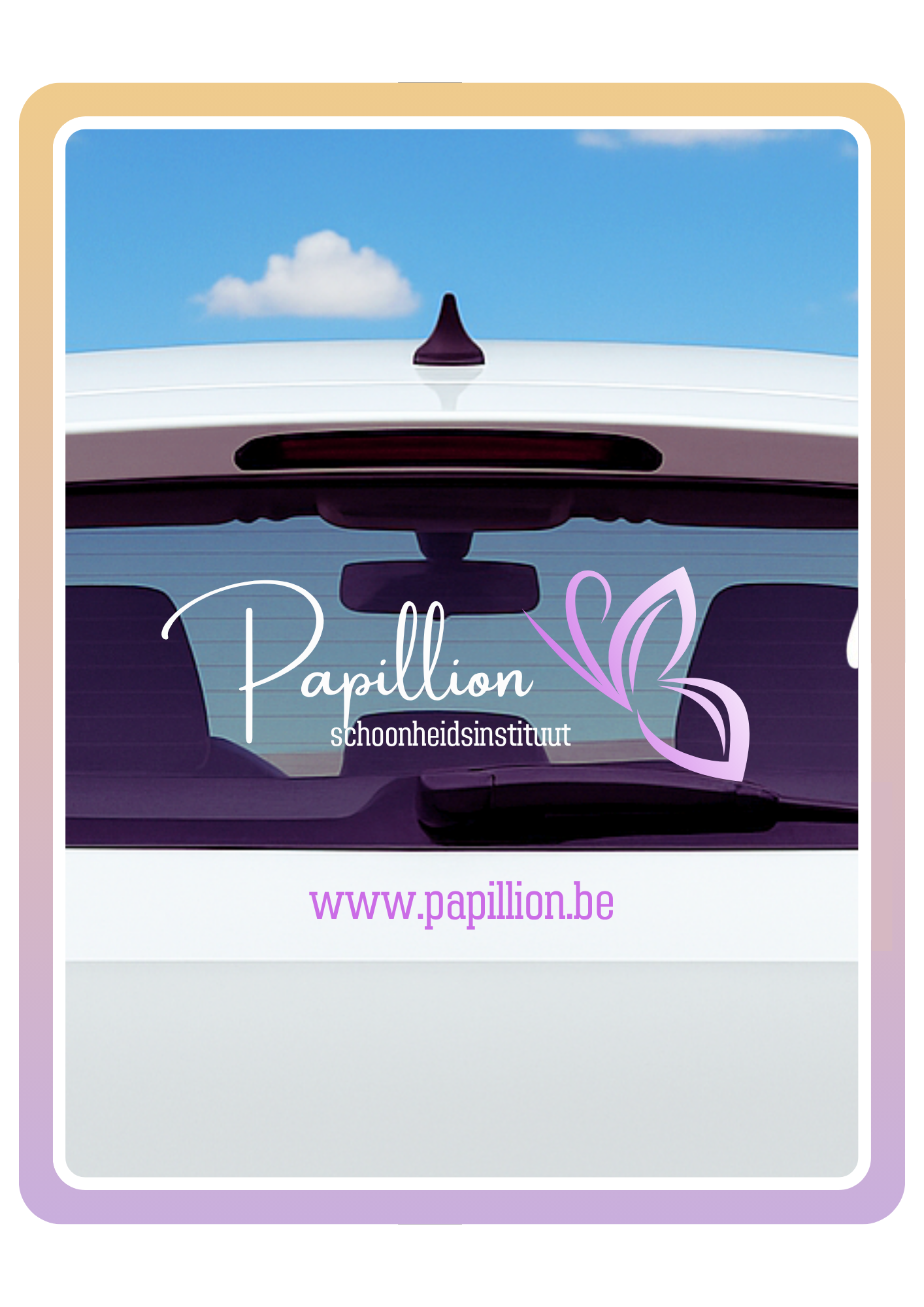 Autosticker - gepersonaliseerd