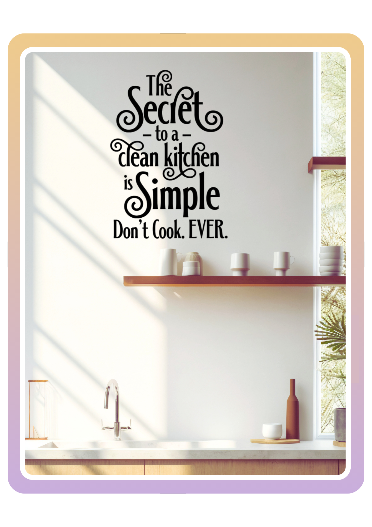 The Secret To A Clean Kitchen