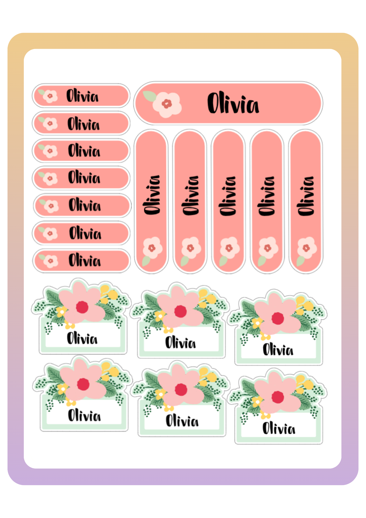 Bloom name labels