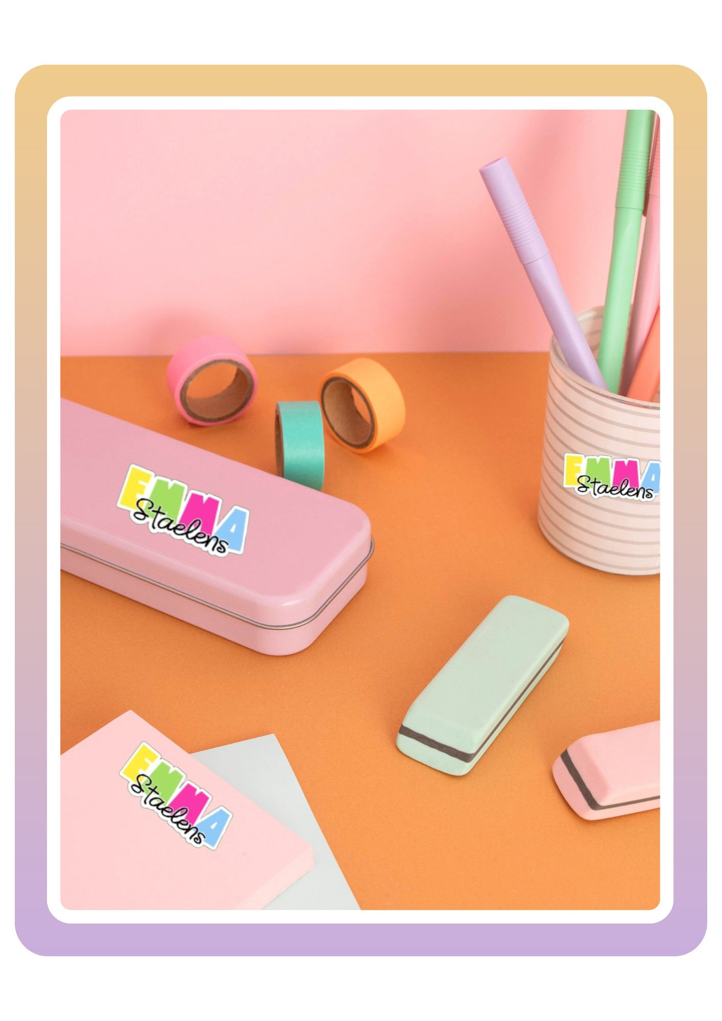 Name labels Blokkie