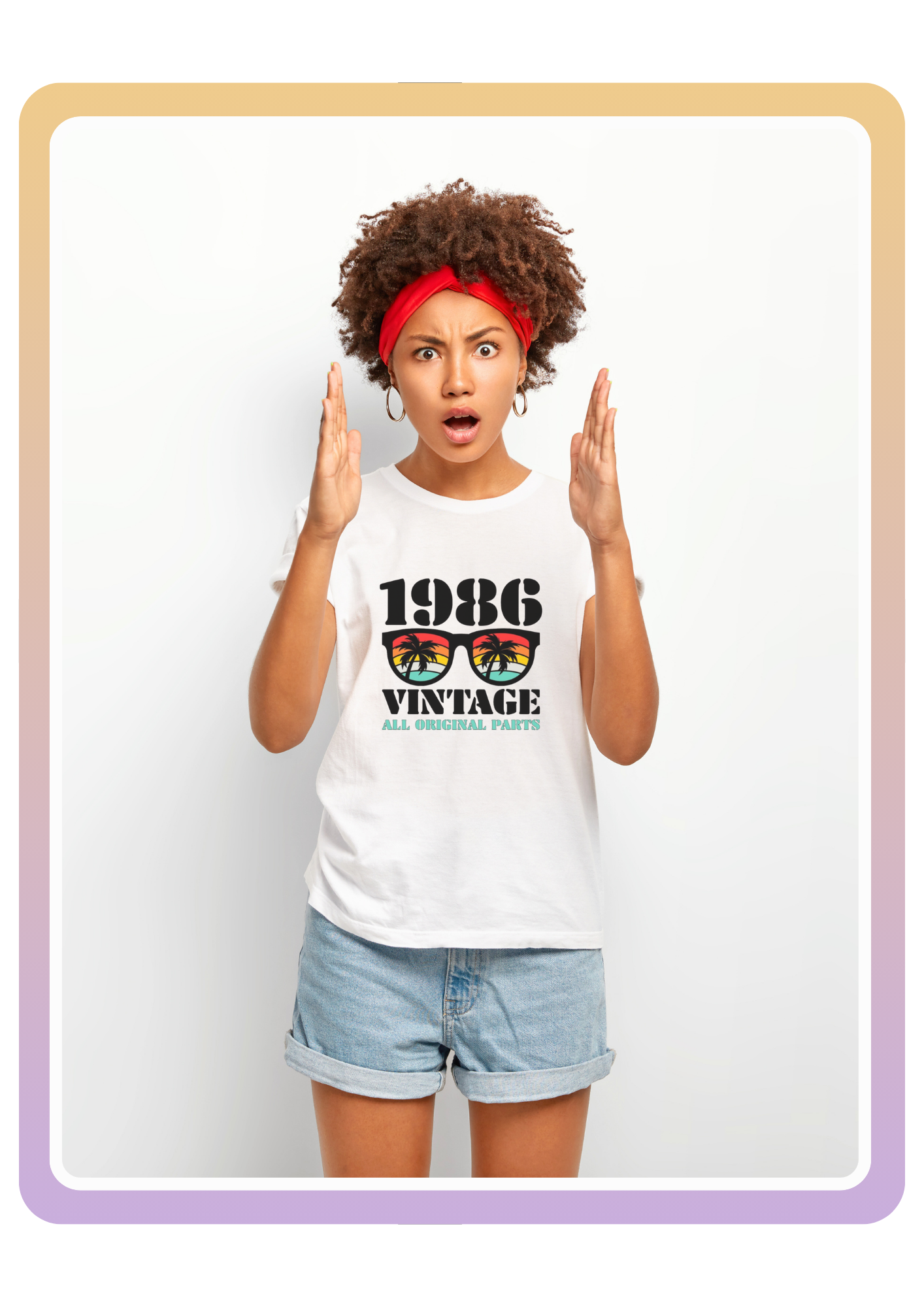 Lunettes de soleil vintage - personnalisables