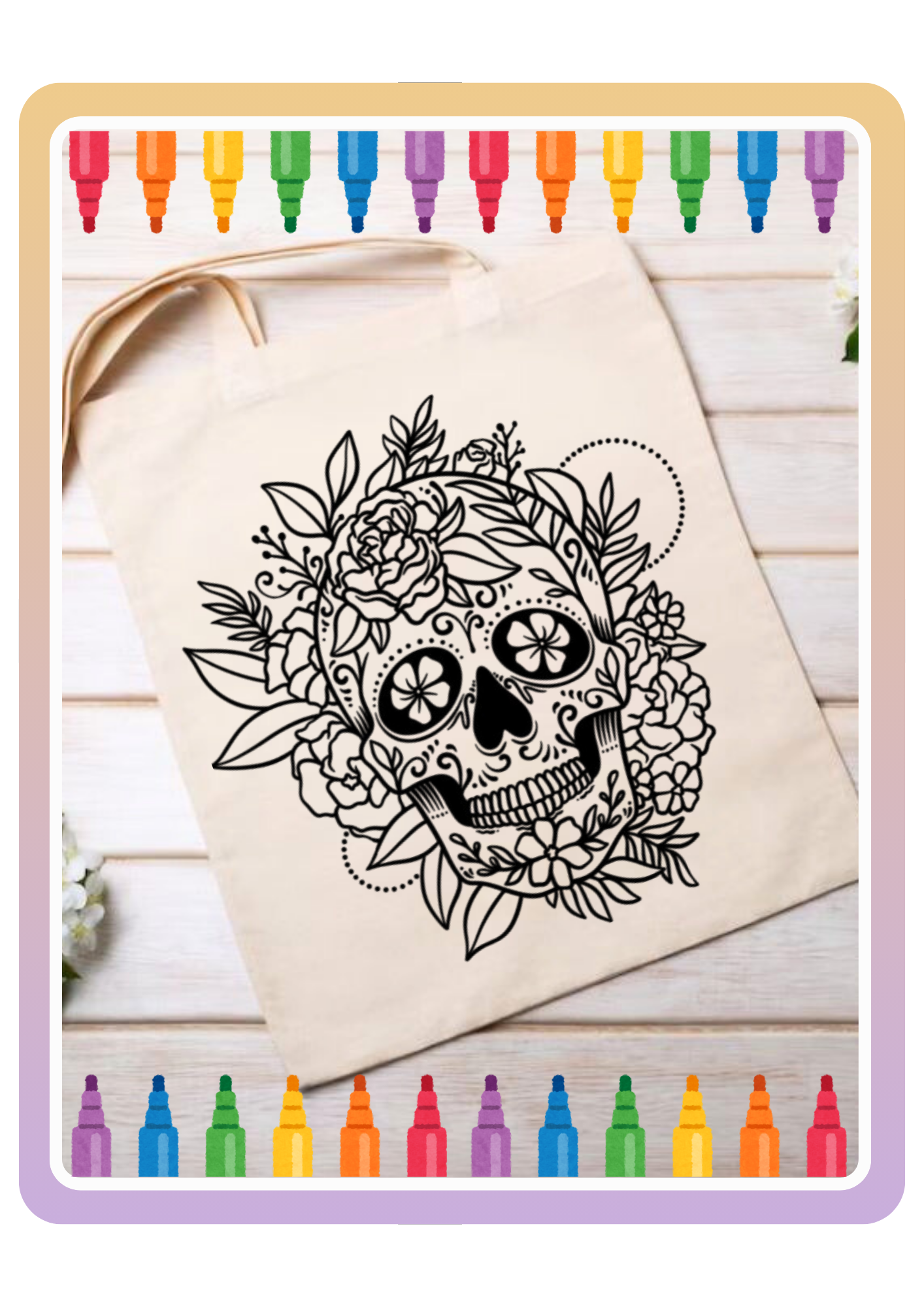 Colorie-le ! Jour des Morts