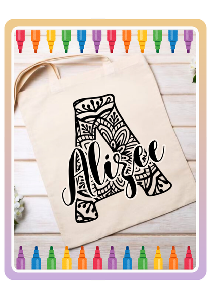 Color It! Gepersonaliseerd - Mandala Naam