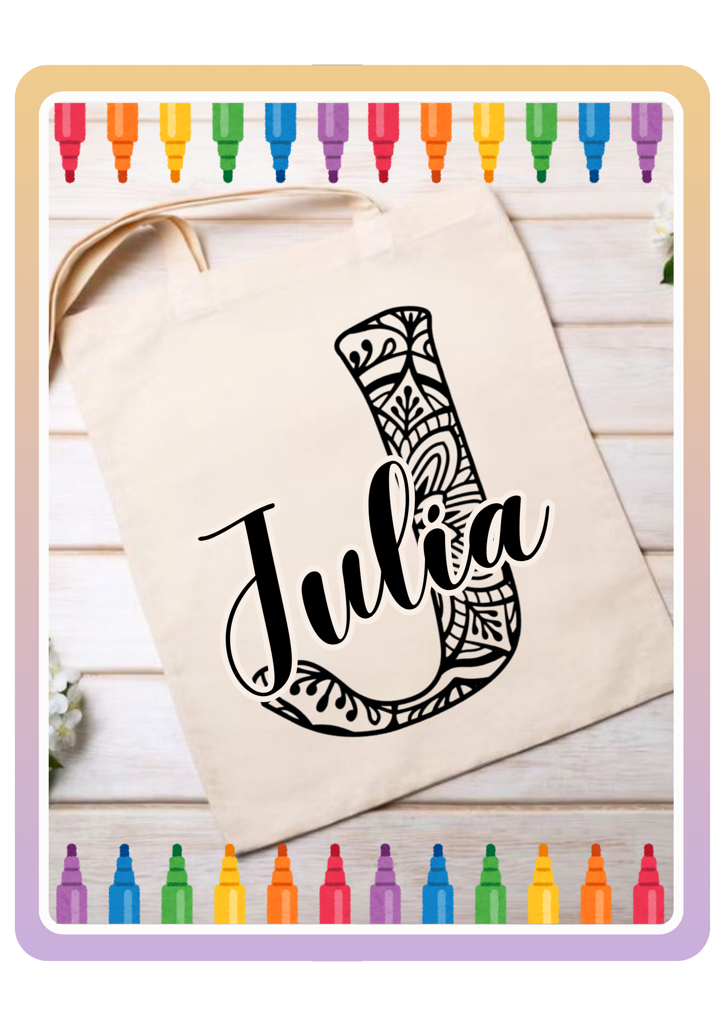 Color It! Gepersonaliseerd - Mandala Naam