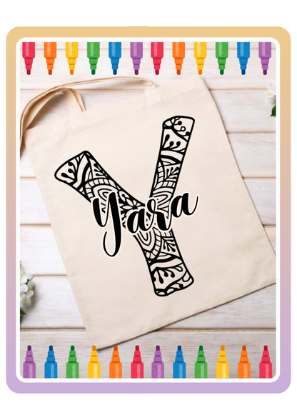Color It! Gepersonaliseerd - Mandala Naam