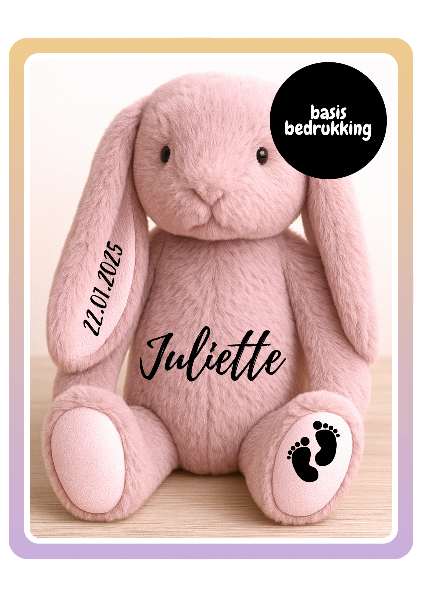 Knuffelkonijn Rosie