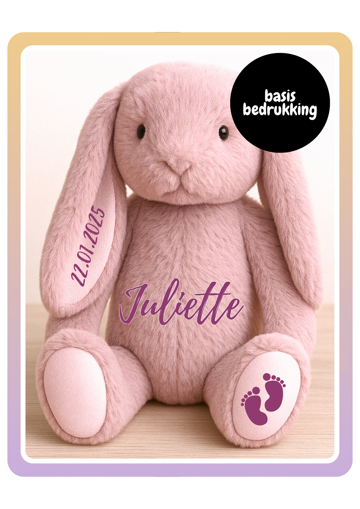 Knuffelkonijn Rosie