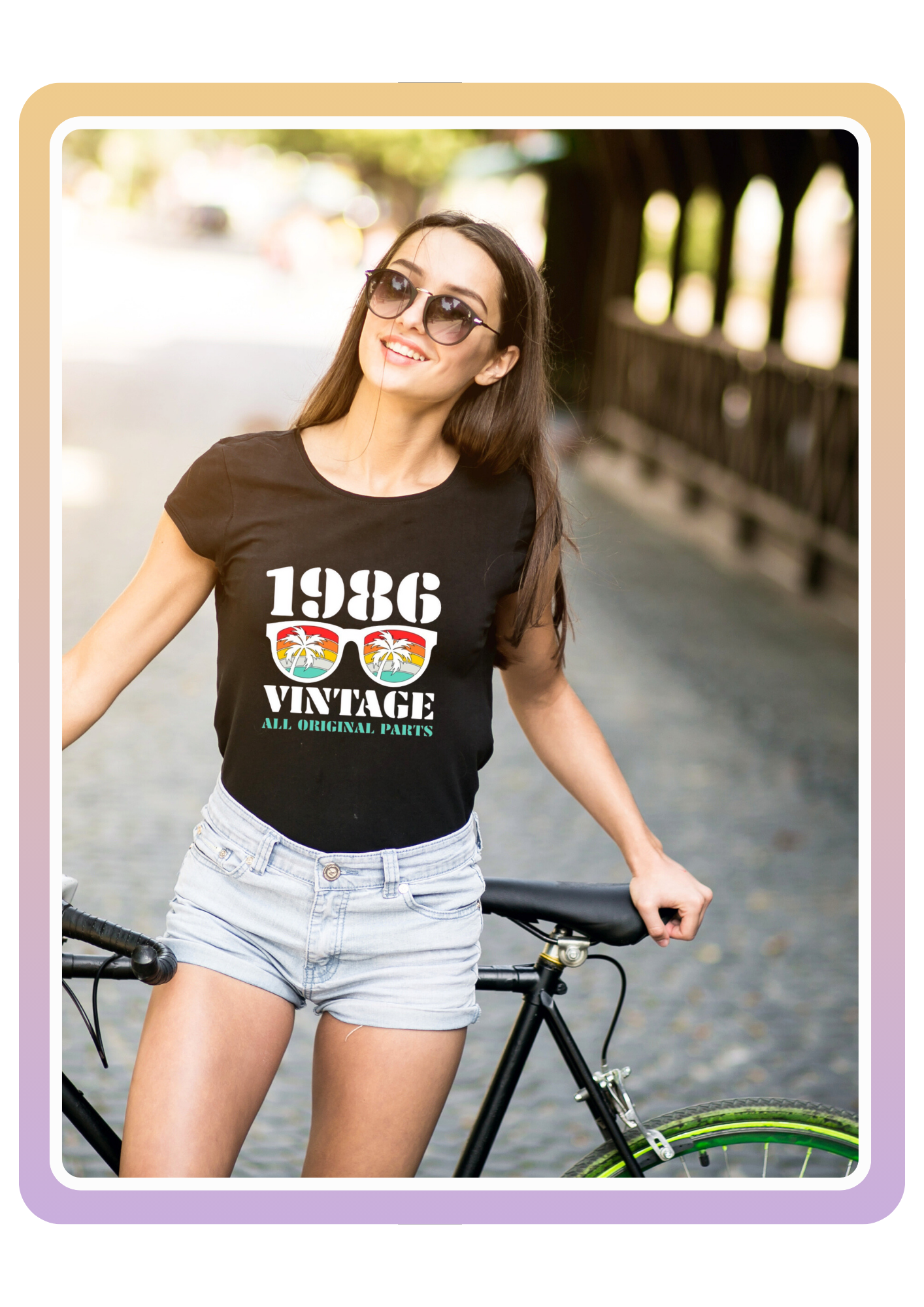 Lunettes de soleil vintage - personnalisables 